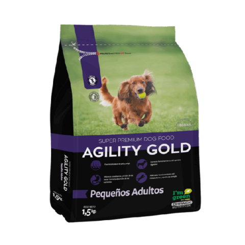 Agility Gold Pequeños Adultos 1,5 kg