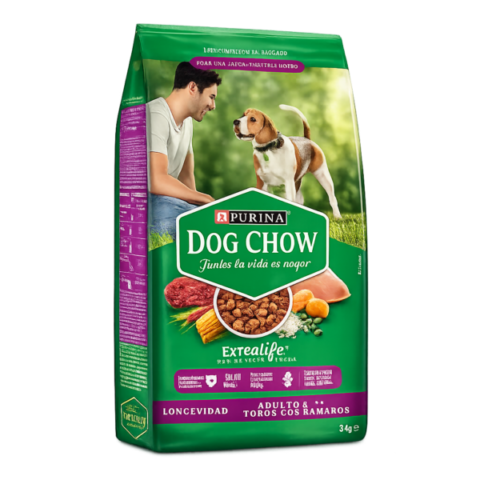 Dog Chow Adultos 7+ Longevidad Todos los Tamaños x 2 kg