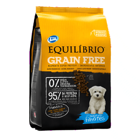 Equilibrio Grain Free Cachorro Raza Pequeña  x 1.5 kilos