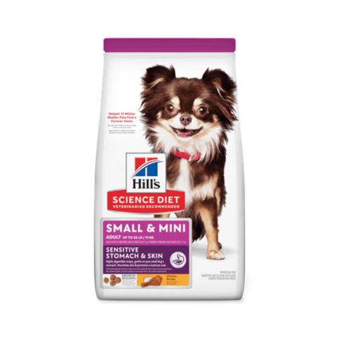 Hill's Small &Mini Sensitive Stomach & Skin x 4 libras