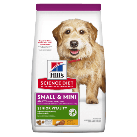 Hill's Small & Mini  Adulto+7 Senior Vitality x 4.5 libras