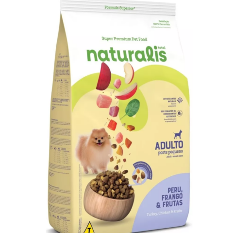 Naturalis Adultos Razas Pequeñas de Pollo, Pavo y Frutas x 2.5kg